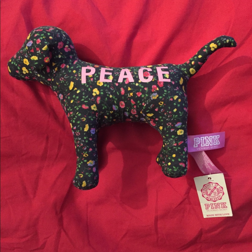 Victoria’s Secret pink mini dog with tags